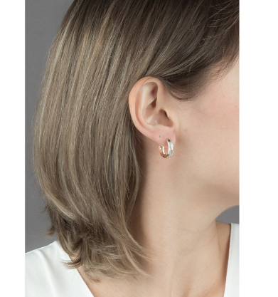 Brinco Argola com Detalhe