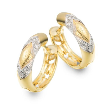 Brinco Argola com Detalhe